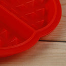 5 round heart-shaped waffle biscuit grade silicone cake mold oven microwave ov%!