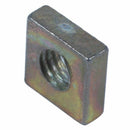 M3x5.5x2mm Zinc Plated Square Nuts Bronze Tone 100pcs V2E3