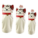 3pcs/Set Golf Club Head Cover NO. 13 5 Wood Driver Headcover Cute Cat