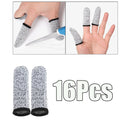 16x Safety Anti-Cut Finger Cots HPPE Finger Sleeve Cover for Gardening