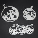 3pcs Christmas Ball Cutting Die Stencil Scrapbooking Card Album DIY Craft