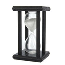 Wooden Hourglass Hourglass Hourglass Decorated Gift (White, 30 min) N6F6