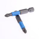 10pc Anti Slip Electric Screwdriver Bits 1/4 Hex Shank Ph2 50mm Single Side