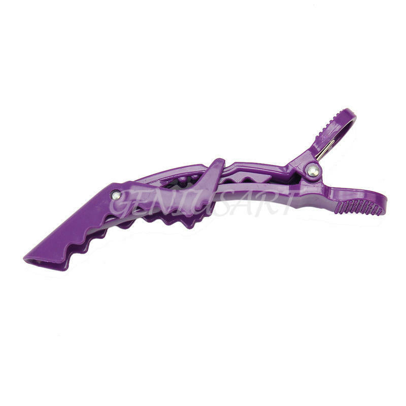 6 pcs Sectioning Clip Hairdressing Styling Hair Tool Crocodile Salon Supply