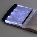 LED Book Light Reading Flat Plate Lamp Panel Travel Students Read in Car