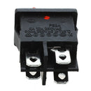 3pcs Red Light 4 Pin DPST ON-OFF Snap in Boat Rocker Switch 6A/250V 10A/125 Q4D4