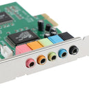 New PCI Express PCI-E 5.1 Ch 6 Channel Audio Digital Sound Card Support WINS Hn