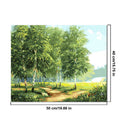 Canvas DIY 16*20 inch Home Plant Wall Art Oil Hand Painting Picture Decor SED