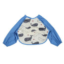 3 Long Sleeve Bib Set Baby Waterproof Bib and Pocket Toddler Bib and Sleeve