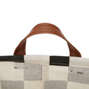 Foldable Canvas Plaid Square Storage Basket Clothes Toys Laundry Container