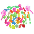 38Pcs Educational   Game Magnetic Fishing Pole Rod Interactive Kid Toys