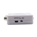 1080P Mini VGA to RCA AV Converter with 3.5mm VGA 2AV / CVBS Audio + Audio