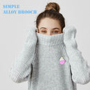 Candy Color Brooch Coffee Cup Badge Jacket Shirts Ornament Gift (Style 2) A