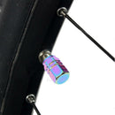 4pcs Colorful Hexagonal Aluminum Car Wheel Tyre Tire Valve Stem Caps Dust Cover