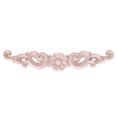Exquisite Classic Wood Carved Flower Applique Furniture Natural SIZE:16 x 3