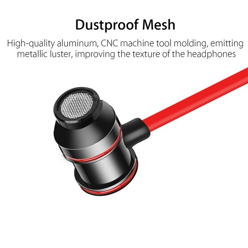 Magnetic Wireless Bluetooth 5.0 Earphone Sports Neck Hanging Stereo Earpiec D9D6