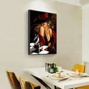 Beauty 5D DIY Full Round Drill Diamond Painting Women Mosaic Kit (XF054) A