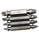 4x Universal Broken Bolt Metal Remover Screw Extractor Easy Out Drill Bits Stud