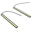 2Pcs White super bright cob car waterproof 12v led light drl fog driving l 3C