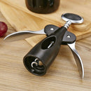 1X(Stainless Steel Red Wine Bottle Opener Professional Handle Pressure Cork