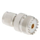 1Pc Mini UHF Male plug to UHF SO-239 Female straight RF Connector Adapter