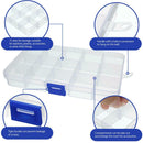 260pcs/box Black Nylon Outer Hex Screws Nuts PCB Standoff Assortment Kit A