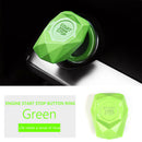 Universal Aluminum Car Ignition Engine Start Stop Button Ring Trim (Green)