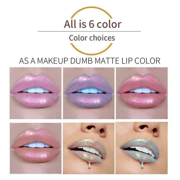 6x HANDAIYAN Glitter Matte Lipstick Waterproof Lip Gloss Liquid Fashion Hot V5T0