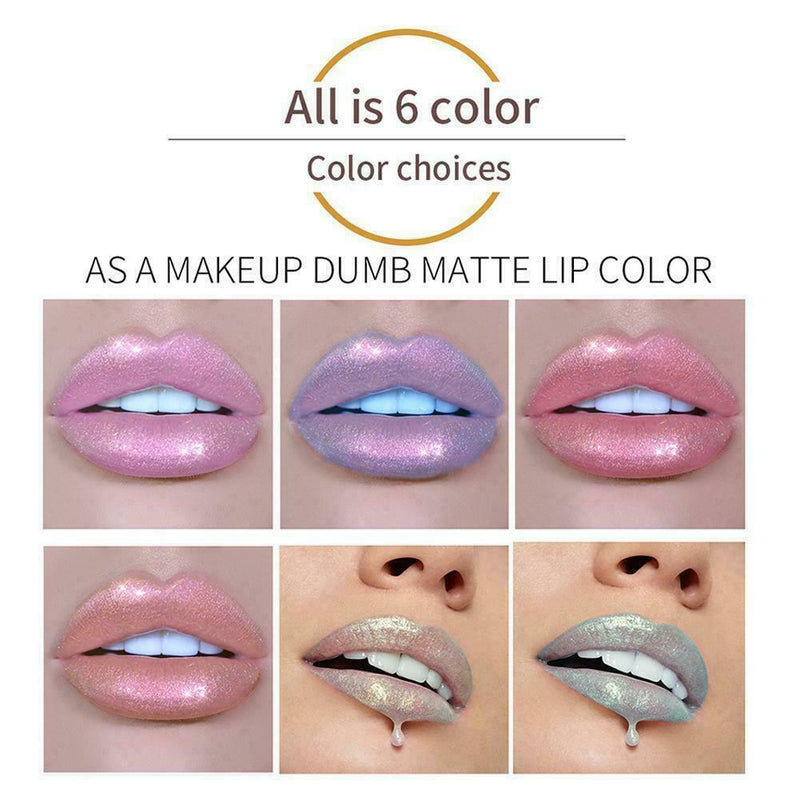 6x HANDAIYAN Glitter Matte Lipstick Waterproof Lip Gloss Liquid Fashion Hot V5T0