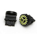 2x Universal 3157 LED Bulbs White 4014 SMD Driving Daytime Running Light DRL New