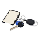 2 -Pack Card ID Holder with Retractable Badge Reel Carabiner & Belt Clip