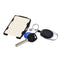 2 -Pack Card ID Holder with Retractable Badge Reel Carabiner & Belt Clip