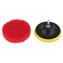 Set of 6 Scrub Brush Pads and 4 Inches Drill Power Brush Tile Scrubber Scouring