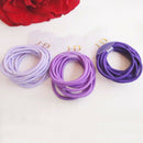 50Pcs Mix Color Baby Girl Kids Tiny Hair Bands Elastic Ponytail Holder~ Tie K8T0