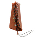Archery Arm Guard Protection Safe Guard Adjustable Wristband ,PU Leather Brown