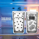 4pcs Reusable Foods Stand Up Ziplock Bag Snack Nuts Sealed Storage Pouch