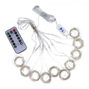 2x Copper curtain light LED Strip Lamp Kitchen Counter Lighting with RC