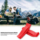High Decibel Double Pipe Whistle Sports Outdoor Emergency Survival EDC Tool