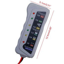 12V 6 Led Display Battery Tester Car Batter / Alternator Monitor Device E4G1