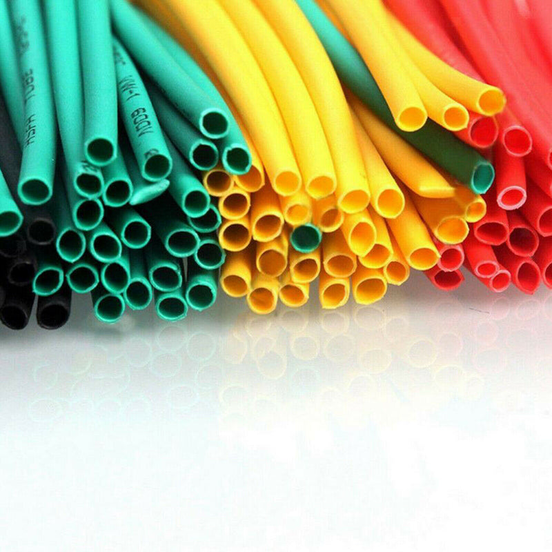 530 PCS 2:1 Heat Shrink Tube Combo Assorted Sleeving Wrap Cable Wire Kit diy