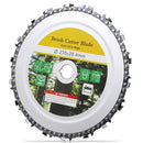 9 Inch Grinder Disc And Chain Fine Cut Chain Set For 235X25.4Mm Angle Grind