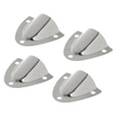4pcs Stainless Steel Midget Clam Shell Wire Cable Vent Cover for Boat Marine