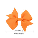 20x Baby 10cm Hair Bows Boutique Girl Alligator Clip Grosgrain Ribbon Headba FT