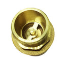 Vertical Brass Spring Check Non-Return Valve Size 6 Points DN20 Thread