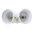 5 x Double Lamps Adapter LED Bulb E27 Base