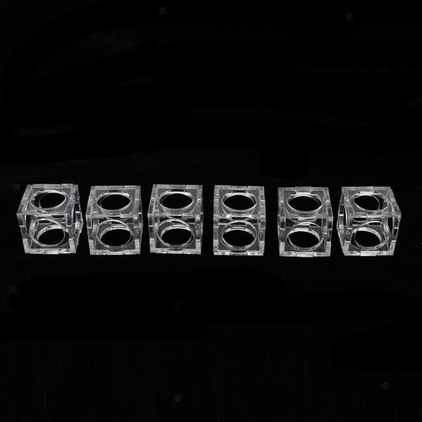 6 pcs Aquarium Acrylic Shrimp Shelter House For Small Shrimp Fish Clear