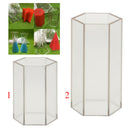 2pc Hexagon Plastic Soap Candle Making Mould Cake Decorating Mold Craft Tool