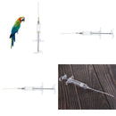 2pcs Parrot Bird Nestling Feeding Syringe Liquid Food Feeder 20ml M