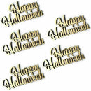 10pcs Wooden Happy Halloween Pendant Small Hangings Pendants Props for DIY