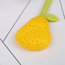 1Pc Pear Shape Silicone Tea Infuser Tea Leaf Strainer Spice Herbal Infu3C